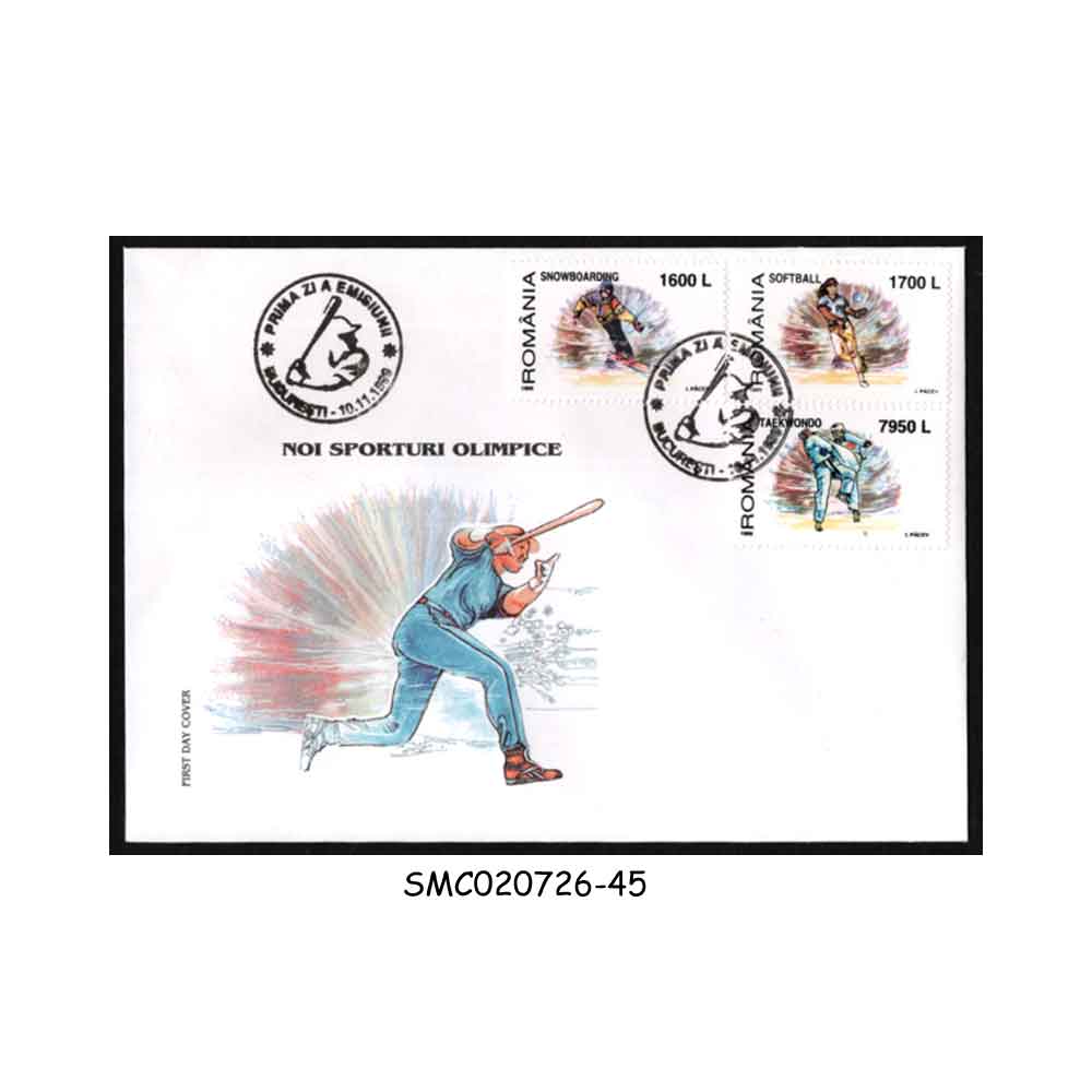 Stamps from ROMANIA - 1999 NEW OLYMPIC GAMES FDC