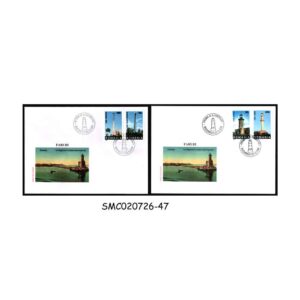 Stamps from ROMANIA - 1998 LIGHTHOUSES SET OF 2 FDC