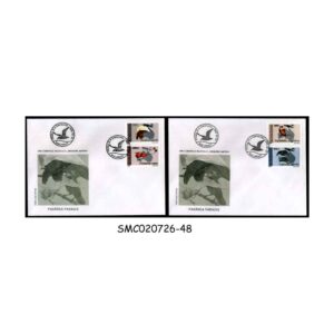 Stamps from ROMANIA - 2000 THE BIRD OF PARADISE SET OF 2 FDC
