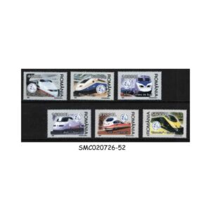 Stamps from ROMANIA - 2004 MODERN TRAINS 6V MNH