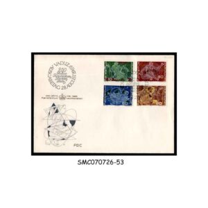 Stamps from LIECHTENSTEIN - 1967 250th ANNIVERSARY OF LIECHTENSTEIN - FDC