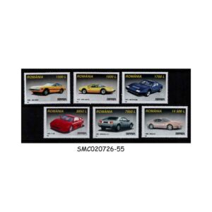 Stamps from ROMANIA - 1999 FERRARI CARS 6V MNH