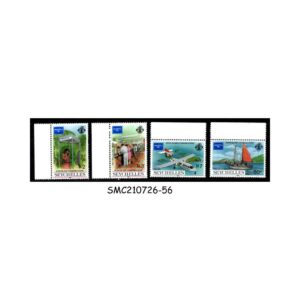 Stamps from SEYCHELLES - 1986 AMERIPEX '86 - 4V - MINT NH