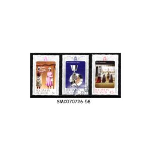 Stamps from SOLOMON ISLANDS - 1977 QEII SILVER JUBILEE - 3V - USED