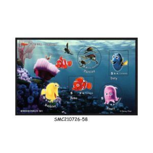 Stamps from TAIWAN - 2008 DISNEY ANIMATION - FINDING NEMO SCOTT#3803 - SOUVENIR SHEET MINT NH