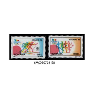 Stamps from ROMANIA - 1998 OLYMPIC WINTER GAMES NAGANO 2V MNH