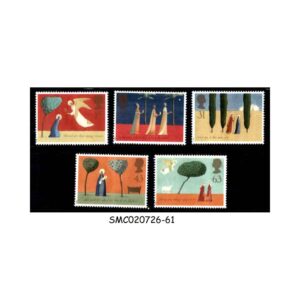Stamps from GREAT BRITAIN - 1996 CHRISTMAS 5V MNH