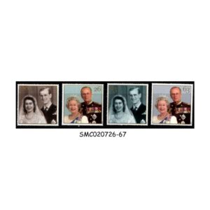 Stamps from GREAT BRITAIN - 1997 ROYAL WEDDING PHOTOGRAPHS 4V MNH