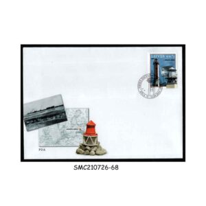 Stamps from LATVIA - 2014 LIGHTHOUSE OF LATVIA - FDC