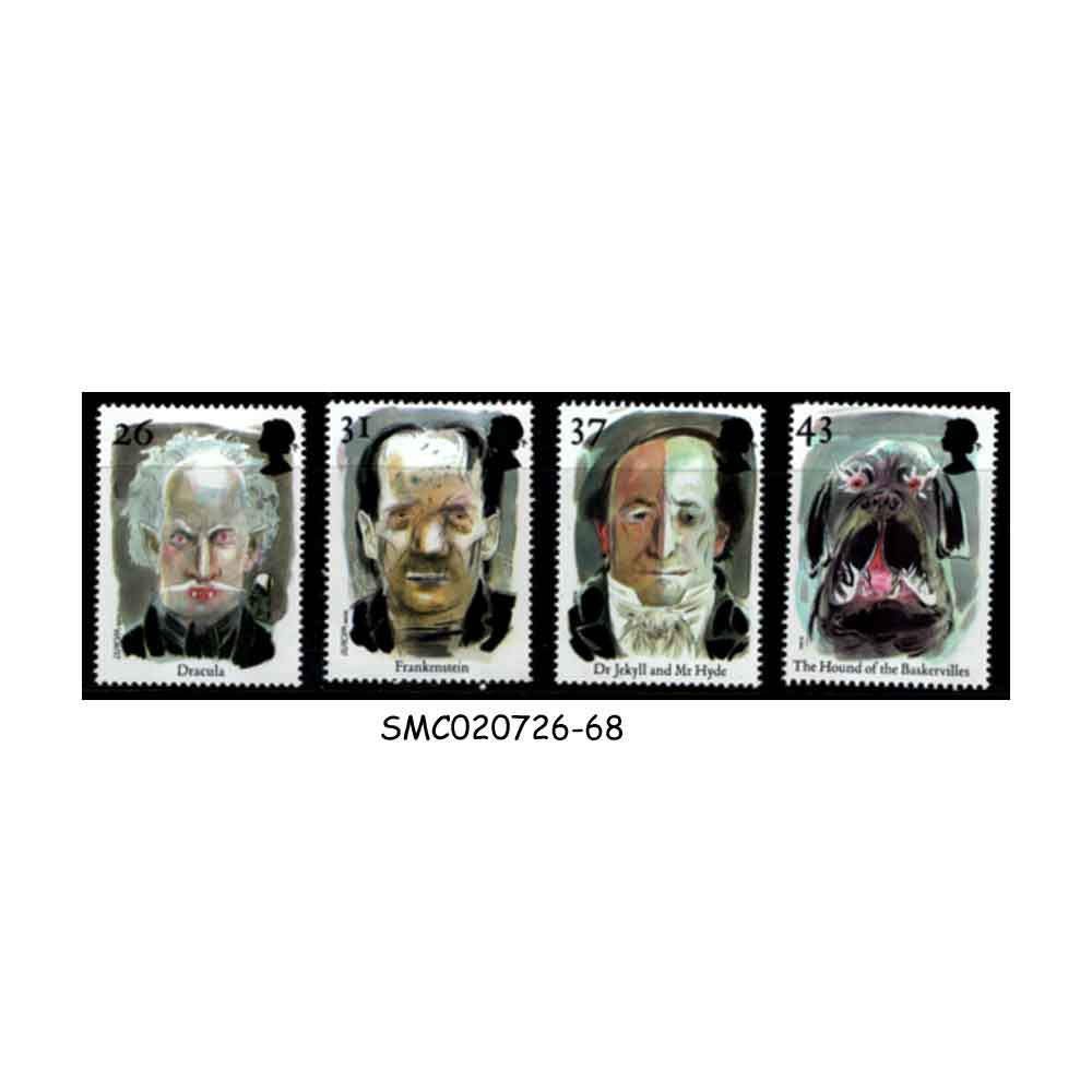 Stamps from GREAT BRITAIN - 1997 EUROPA / FAMOUS PEOPLE / LEGENDS 4V MNH