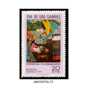 Stamps from BRAZIL - 1970 PAINTING / RELIGION 1V MNH