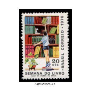 Stamps from BRAZIL - 1970 BOOK DAY 1V MNH