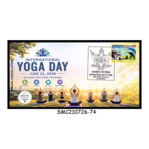 Stamps from INDIA - 2026 INTERNATIONAL YOGA DAY SPECIAL COVER with SPECIAL CANCELLATION