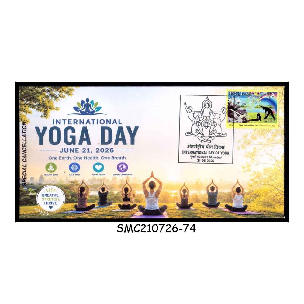 Stamps from INDIA - 2026 INTERNATIONAL YOGA DAY SPECIAL COVER with SPECIAL CANCELLATION