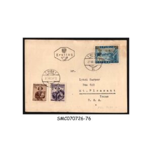 Stamps from AUSTRIA - 1953 POSTCARD to USA with STAMPS