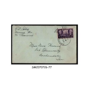 Stamps from UNITED STATES - 1945 ENVELOPE to CARBONDALE with STAMP