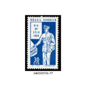 Stamps from BRAZIL - 1969 STAMP DAY 1V MNH