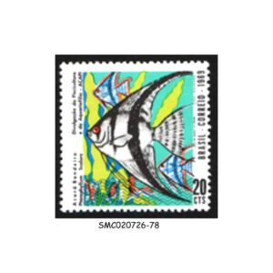 Stamps from BRAZIL - 1969 ANGEL FISH / FISH 1V MNH