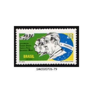 Stamps from BRAZIL - 1972 BRAZILIAN PRESIDENTS SCOTT#1215 - 1V MINT NH