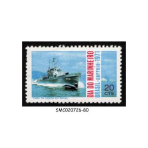 Stamps from BRAZIL - 1971 NAVY DAY SCOTT#1206 - 1V MINT NH