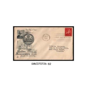Stamps from UNITED STATES USA - 1948 GOLDEN ANNIVERSARY OF GREATER NEW YORK CITY - FDC
