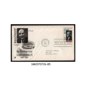Stamps from UNITED STATES USA - 1965 ADLAI STEVENSON - FDC