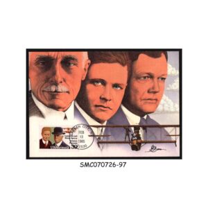 Stamps from UNITED STATES USA - 1985 AVIATION PIONEERS SPERRY BROTHERS - MAXI CARD FDI