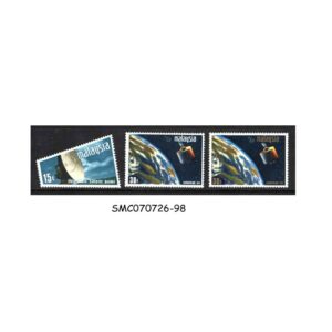 Stamps from MALAYSIA - 1970 SATELLITE EARTH STATION / SPACE - 3V MINT HINGED