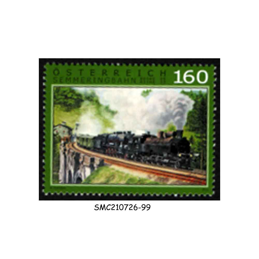 Stamps from AUSTRIA - 2015 STEAM LOCOMOTIVES OF THE SEMMERING RAILWAY - 1V MINT NH