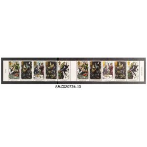 Stamps from GREAT BRITAIN - 1993 SHERLOCK HOLMES SG#1784-1788 - 5V STRIP GUTTER  MINT NH