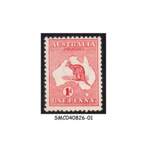 Stamps from AUSTRALIA - 1913 KANGAROO ISSUE 1d SG#2 - 1V - USED