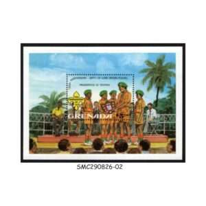 Stamps from GRENADA - 1982 125th BIRTH ANNIV. OF LORD BADEN POWELL / SCOUTS - MIN. SHEET - MINT NH