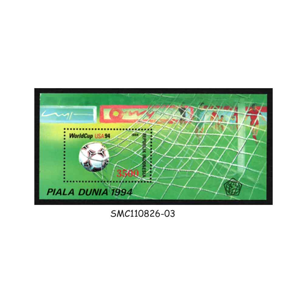Stamps from INDONESIA - 1994 WORLD CUP OF FOOTBALL USA - MIN. SHEET MINT NH