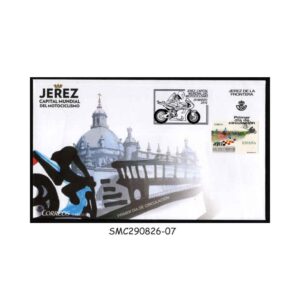 Stamps from SPAIN - 2016 JEREZ WORLD MOTORCYCLING CAPITAL / MOTORCYCLE CYCLING - FDC