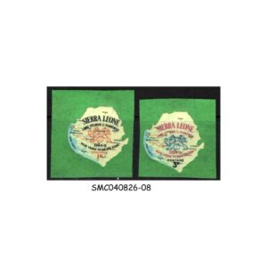 Stamps from SIERRA LEONE - 1964 WORLD'S FAIR, NEW YORK SCOTT#257-259 - 2V MNH SELF-ADHESIVE STAMPS