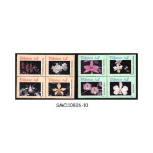 Stamps from PHILIPPINES - 1996 ASEANPEX ORCHIDS / FLOWERS - 8V MINT NH