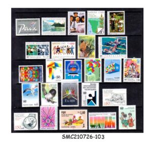 Stamps from UNITED NATIONS UNO - SELECTED STAMPS - 25V - MINT NH