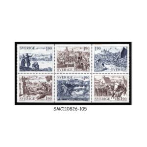 Stamps from SWEDEN - 1984 OLD TOWNS - 6V MINT NH