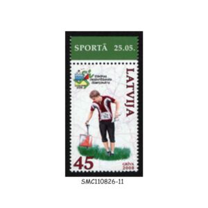 Stamps from LATVIA - 2008 EUROPEAN ORIENTEERING CHAMPIONSHIP / SPORTS - 1V MINT NH