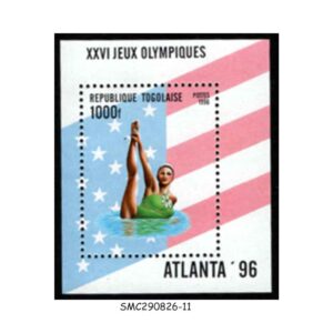 Stamps from TOGO - 1996 26th SUMMER OLYMPIC GAMES ATLANTA - MIN. SHEET - MINT NH