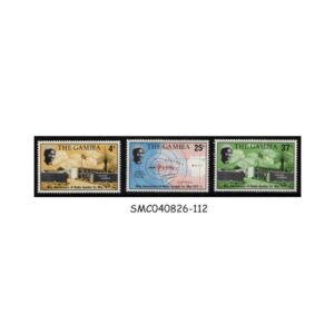 Stamps from GAMBIA - 1972 10th ANNIVERSARY OF RADIO GAMBIA - 3V MINT NH