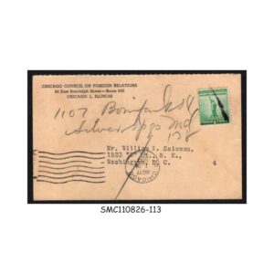 Stamps from UNITED STATES USA - 1943 CARD TO WASHINGTON D.C. with STAMP