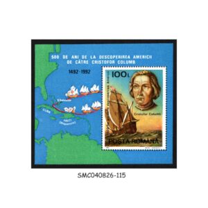 Stamps from ROMANIA - 1992 500th ANNIV. OF DISCOVERY OF AMERICA BY COLUMBUS - MIN. SHEET MINT NH
