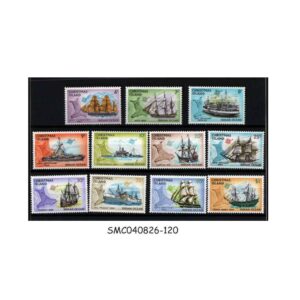 Stamps from CHRISTMAS ISLAND - 1972-73 SHIPS & MAPS - 11V - MINT NH