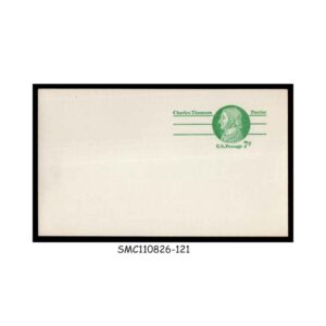 Stamps from UNITED STATES USA - 7c CHARLES THOMSON - POSTCARD - MINT