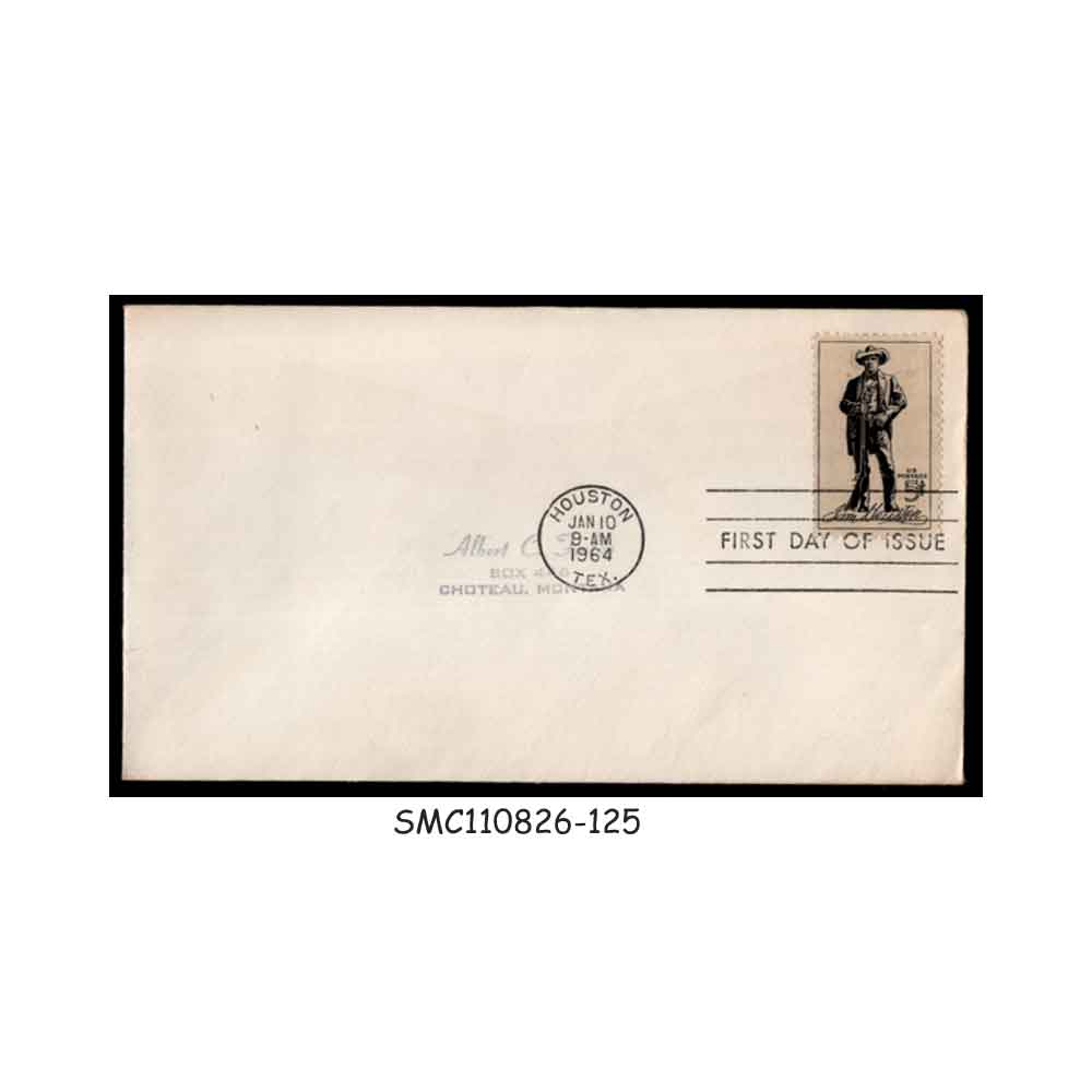 Stamps from UNITED STATES USA - 1964 SAM HOUSTON - FDC