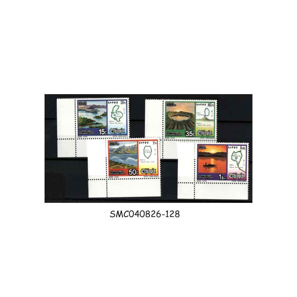 Stamps from ETHIOPIA - 1993 ETHIOPIAN LAKES SCOTT#1369-1372 - 4V - MINT NH