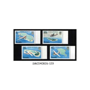 Stamps from TUVALU - 1979 INTERNATIONAL AIR SERVICE / AVIATION - 4V - MINT NH