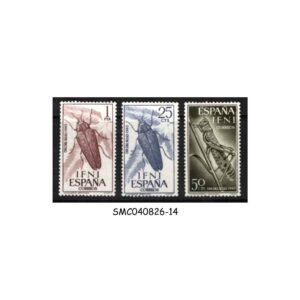 Stamps from IFNI SPAIN - 1964 INSECTS / STAMP DAY - 3V - MINT NH