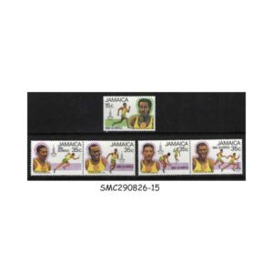 Stamps from JAMAICA - 1980 SUMMER OLYMPIC GAMES, MOSCOW - 5V - MINT NH